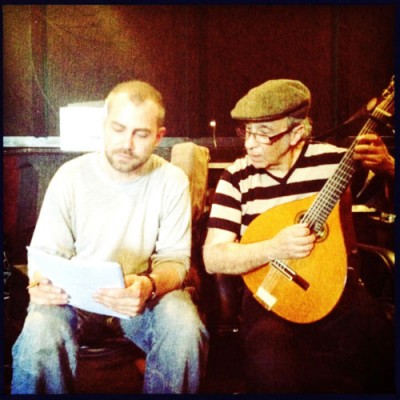 Alex and Javier compare musical notes