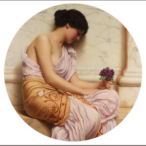 John William Godward, Violets, sweet violets.jpg