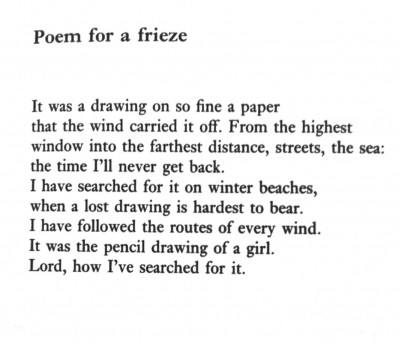 POEMA PER A UN FRIS