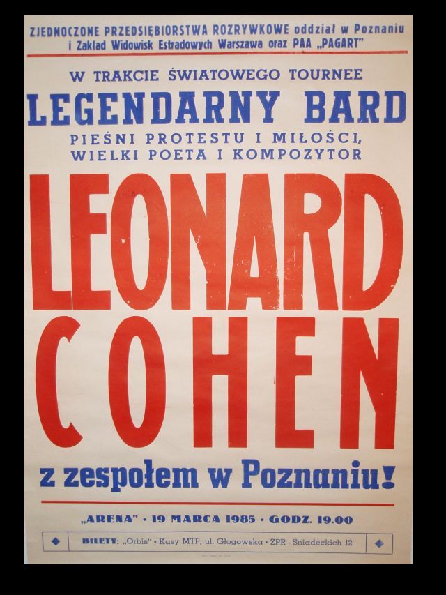 The Poster from Poland - Arena, Poznań 1985