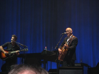 Paul Kelly and his nephew open the concert