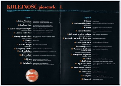 Songs COHEN/NOHAVICA BUFFO