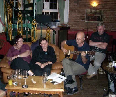 Henning with a couple of his groupies