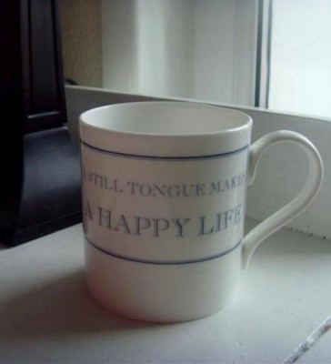 A still tongue makes for a happy life