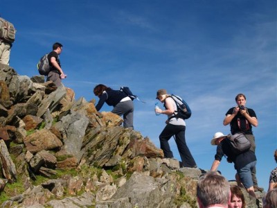 mambo and ber reaching the Summit