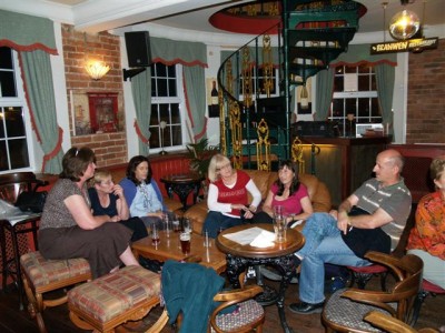 friends together at the Royal