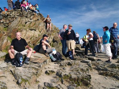 at the summit