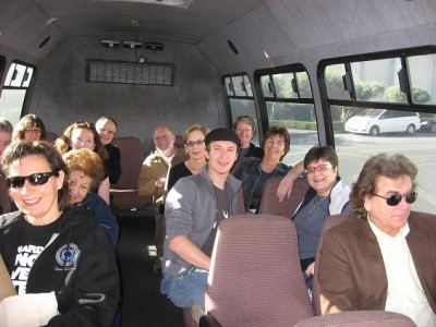 Back row = Eija &amp; Jarkko, Dick &amp; Linda <br />Second last row = Albert/IrishAl &amp; Marie/IrishMar, Marsha/friscogrl &amp; Mary/Mollydog<br />Second row from front = Leslie/mutti &amp; Arlene/bridger15, Maarten &amp; Vlasta/Vlastik<br />Front row = Diana/ladydi &amp; Lisa/LisaLCFan, empty seat &amp; George/MaryB's husband