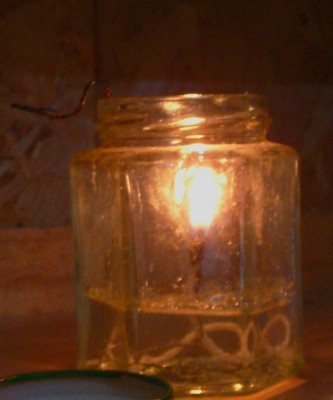 home-made jar light