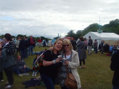 Trish and me ready for the concert