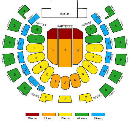 Seating plan Vorst Nationaal - LC