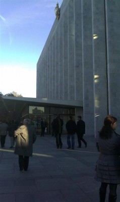 Outside Kremlin Palace