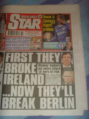 Not  looking to good for the Emerald Isle